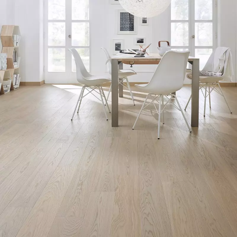 Sol Placage Bois Chene Milk - 7.2x190x1203 - realisation 02 - carresol