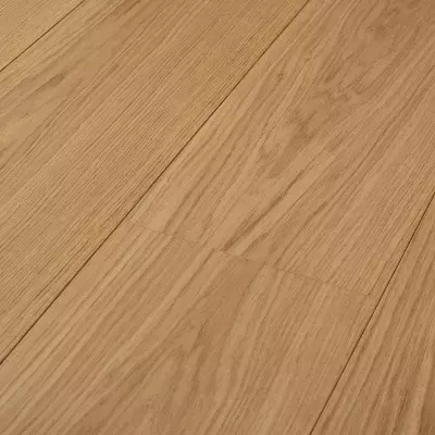 Parquet Chene Contrecolle Osier - 14x250x2400 - choix select - vue de profil - carresol