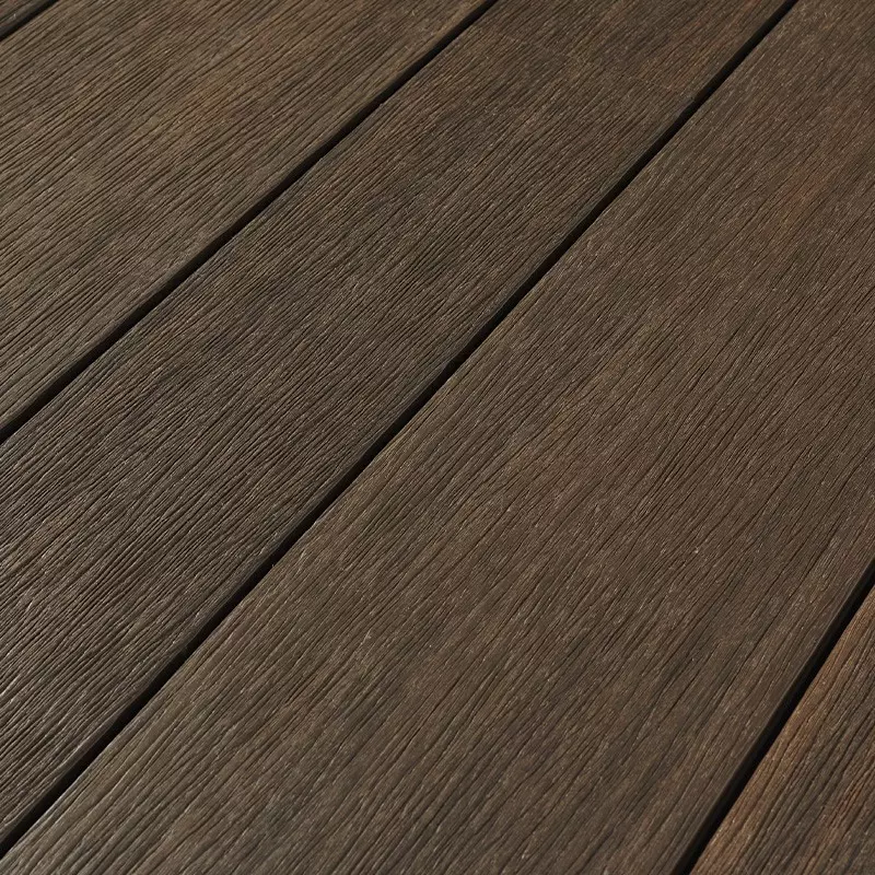 Lames Composite Vintage Wenge - 23x210x4000 - vue de profil 02 - carresol