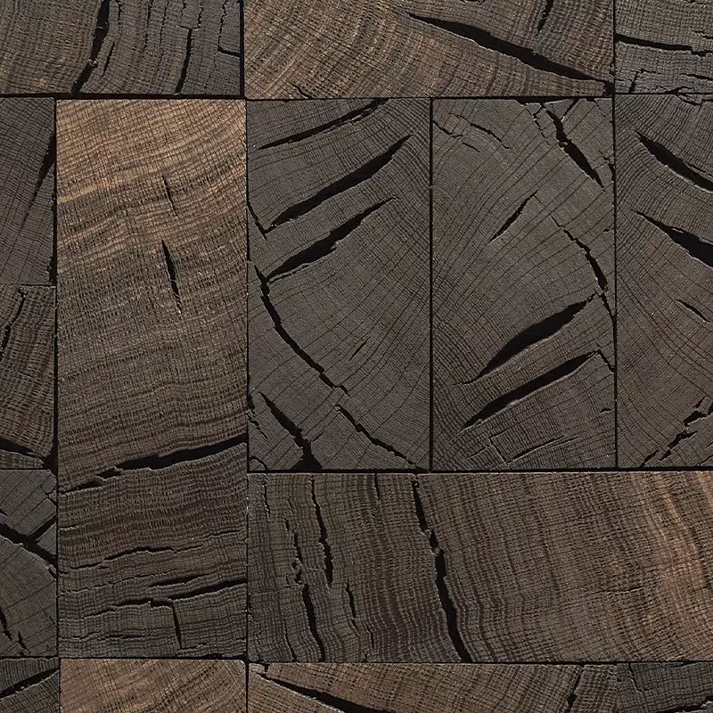 Bois de bout - sur-mesure - choix recuperation - vue de face 02 - carresol