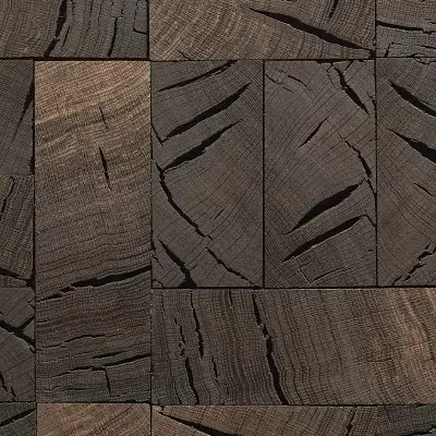 Bois de bout - sur-mesure - choix recuperation - vue de face 02 - carresol