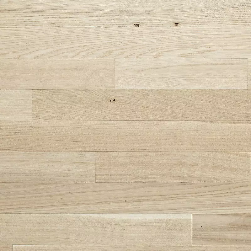 Parquet Chene Massif Brut - 23x50x300/900 - choix nature - vue de face - carresol