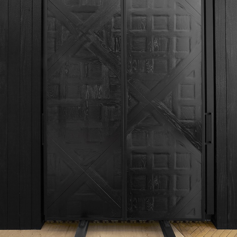 Dalle de Versailles Carre Noir - 15x1000x1000 - choix confort - vue de face - carresol