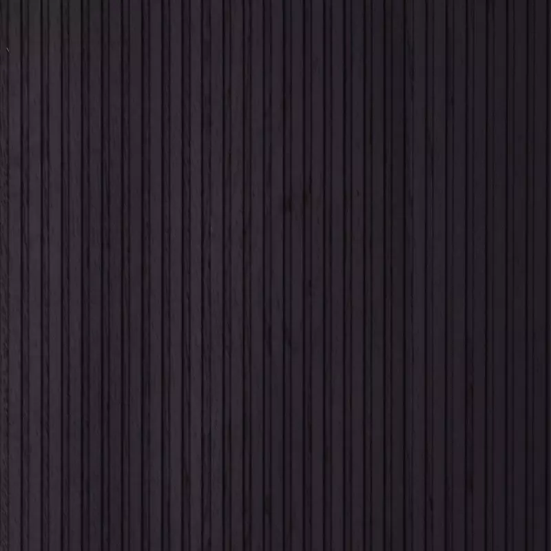 Boiserie Murale Noir Intense Vernis Laque 15x165 mm - Choix Select - Vue de face - CarreSol