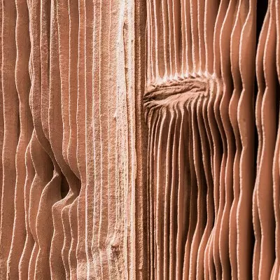 Boiserie Murale Dune du Pilat - vue de profil - CarreSol