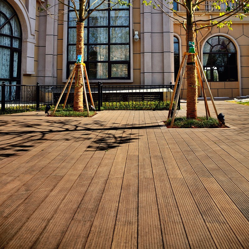 Lames de Terrasse Bambou Samba - 18x139x2250 - realisation 01 - carresol Lames de Terrasse Bambou Samba - 18x139x2250 - realisation 01 - carresol