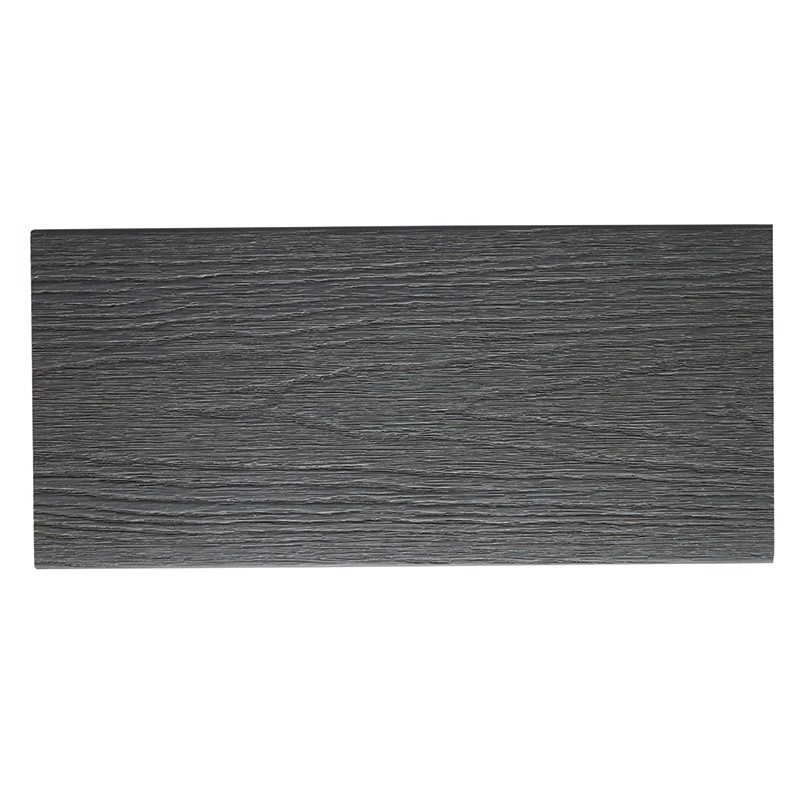 Lames Composite Brooklyn Dark Grey - 23x138x4000 - vue de face 02 - carresol Lames Composite Brooklyn Dark Grey - 23x138x4000 - vue de face 02 - carresol