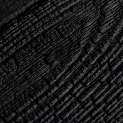 Bardage Douglas Le Cuirassé 20x145x4000 mm Brossé Brûlé Huilé - détail - CarréSol