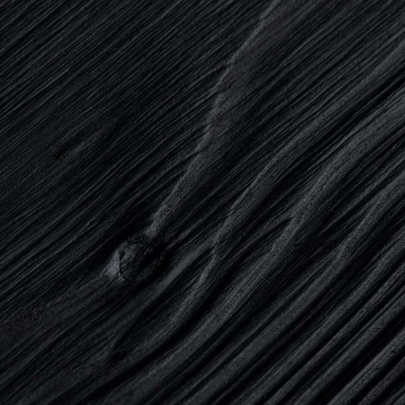 Bardage Douglas Le Ténébreux 20x145 mm Brossé Brûlé Huilé - détails - CarréSol