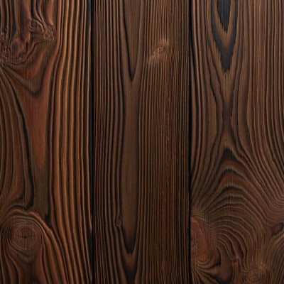 Bardage Douglas Le Velouté 20x145 mm Brossé Brûlé Huilé - vue de face - CarréSol