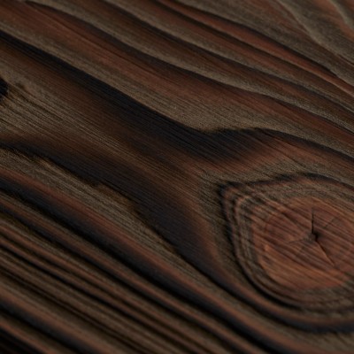 Bardage Douglas Le Tanné 20x145x4000 mm Brossé Brûlé Huilé - Détail - CarréSol