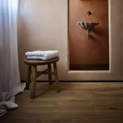 Aged Solid Oak Wood Parquet...