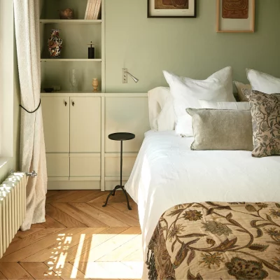 Réalisation schambre à coucher - Point de Hongrie Chêne Semi-Massif Chambord