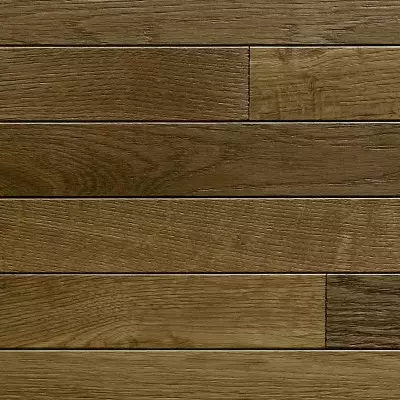 Parquet Chêne Semi-Massif Brown Fumé - 15/4x90x600-2100 mm - Verni - Choix Confort - Vue de face - CarréSol Éditions