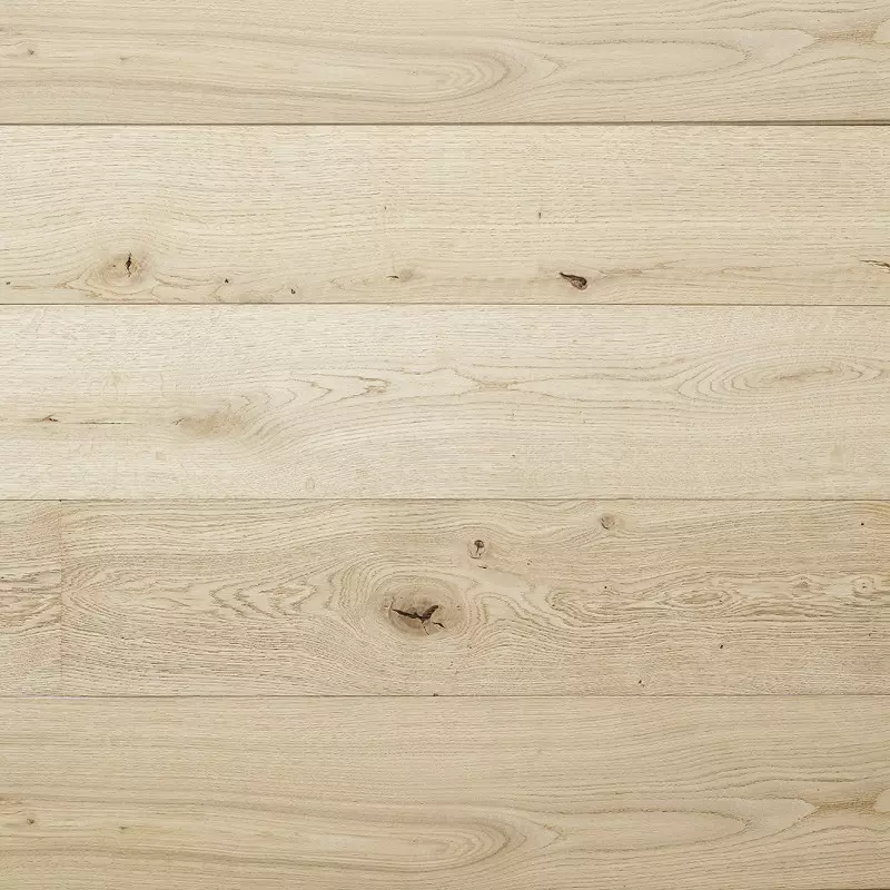 Parquet Chêne Contrecollé Brut - 14/3x145 mm - Choix Rustique - Vue de face - carresol editions