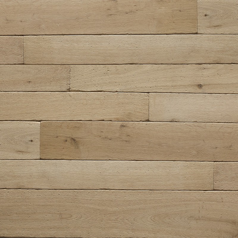 Plancher Authentique Chene Massif Baudelaire - 20x120/160/200x1000/2500 - choix rustique - vue de face - carresol