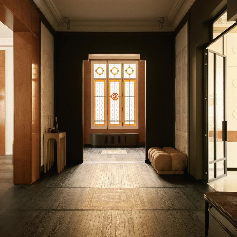 Chene Semi-Massif Strada Nero - 15x50x1200 - choix confort - Realisation 03 - carresol editions