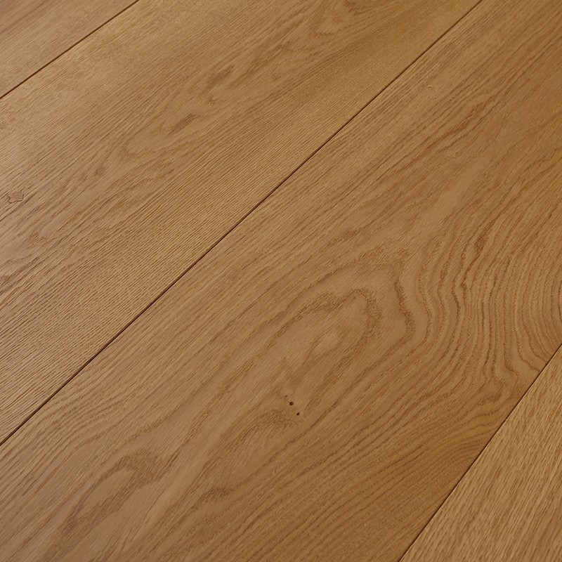 Parquet Chene Contrecolle Sand - 14x175x1980 - choix select - vue de profil - carresol