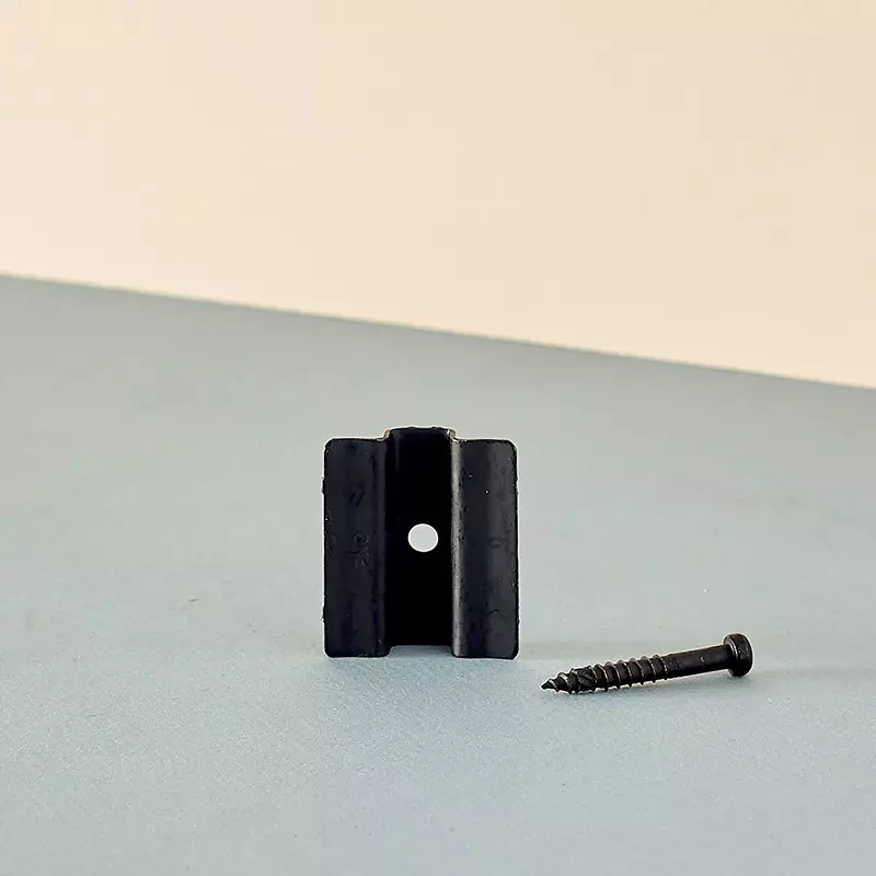 Fixation Inox invisible B-Fix boite de clips noirs