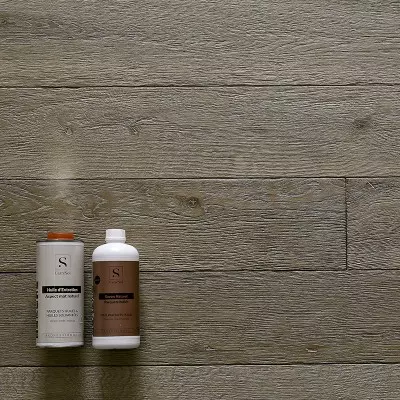 Plancher Vieilli Chene Massif Résidence - 20x180x600-2200 - Choix Rustique -Produits entretien - Carresol