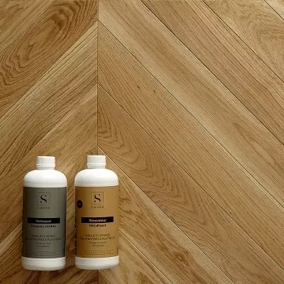 Point de Hongrie Chêne Massif Foch - 15x90x510 - choix Pr Bis - produits entretien - carresol