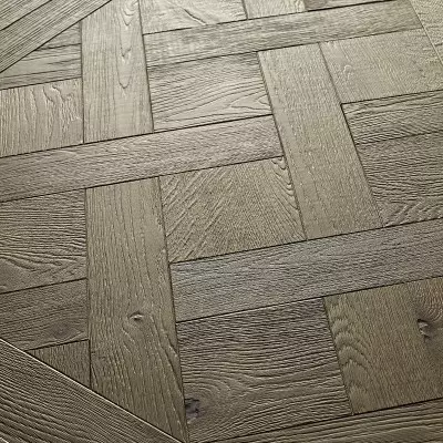 Dalles de Versailles Chene Semi-Massif TR 1 - 17x980x980 - Choix barrique - Vue de profil - Carresol