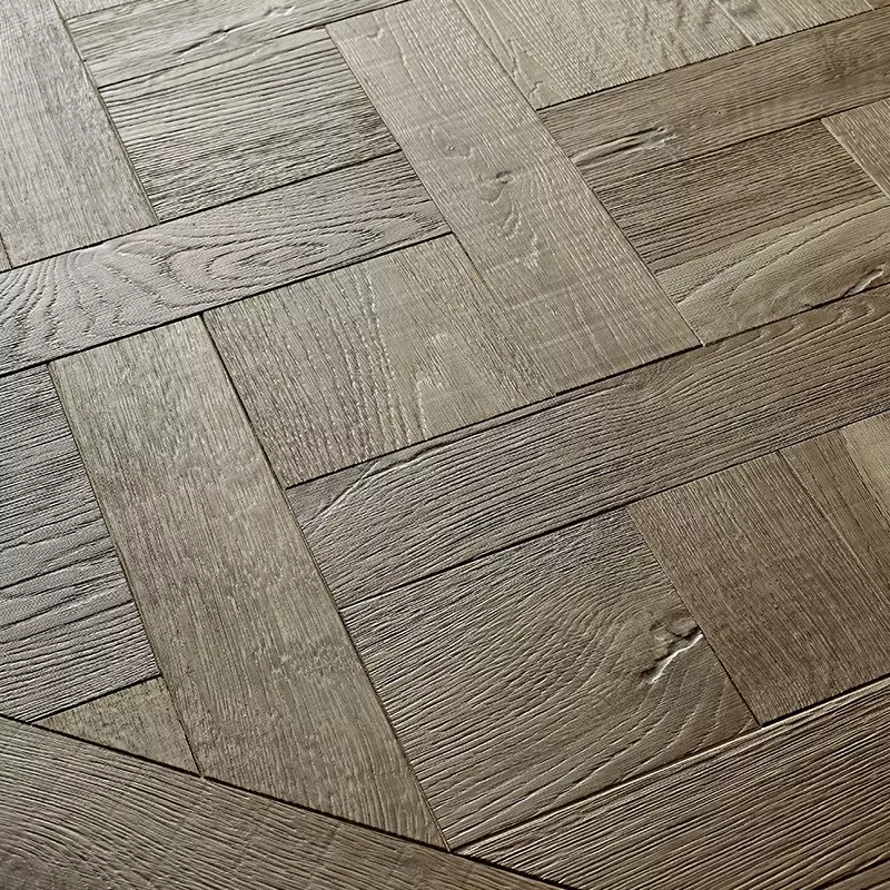 Dalles de Versailles Chene Semi-Massif TR 56 - 17x980x980 - Choix barrique - Vue de profil - Carresol