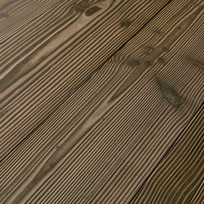 Plancher Semi-Massif Douglas Gris - 15x240x1500-4000 - Choix rustique B - Vue de profil - Carresol
