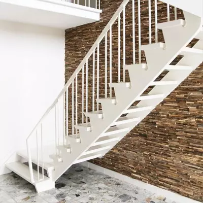 Panneau Decoratif Chene 3D Fume - 20-30x200x1000 - Choix Rustique - Vue ambiance - Carresol