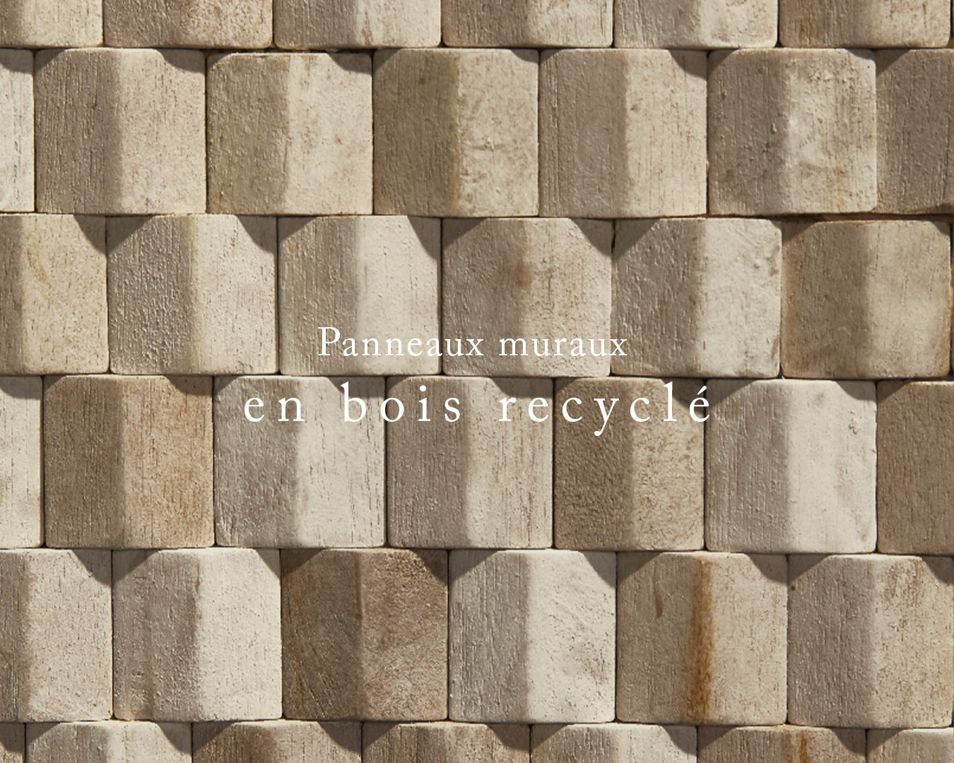 CarreSol - Panneaux muraux en bois recycle - Edition 2023