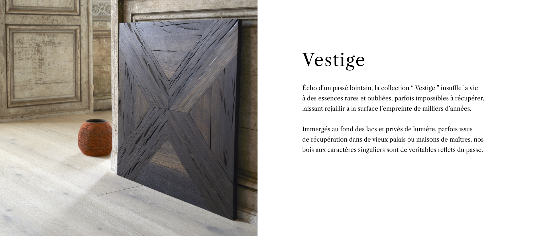 Collection Vestige - Description